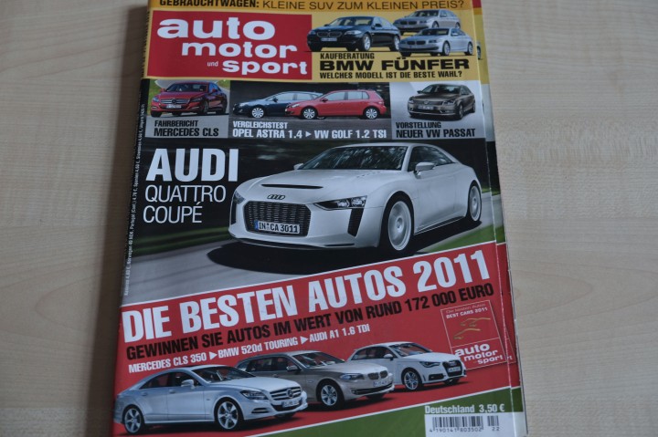 Deckblatt Auto Motor und Sport (22/2010)